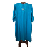 Rayon Cotton  Straight cut Chikankari  Kurta, Blue, KC1037 Rayon Cotton  Straight cut Chikankari  Kurta, Blue, KC1037