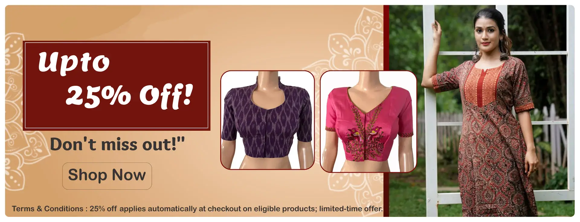 designer handwoven blouses and kurtis