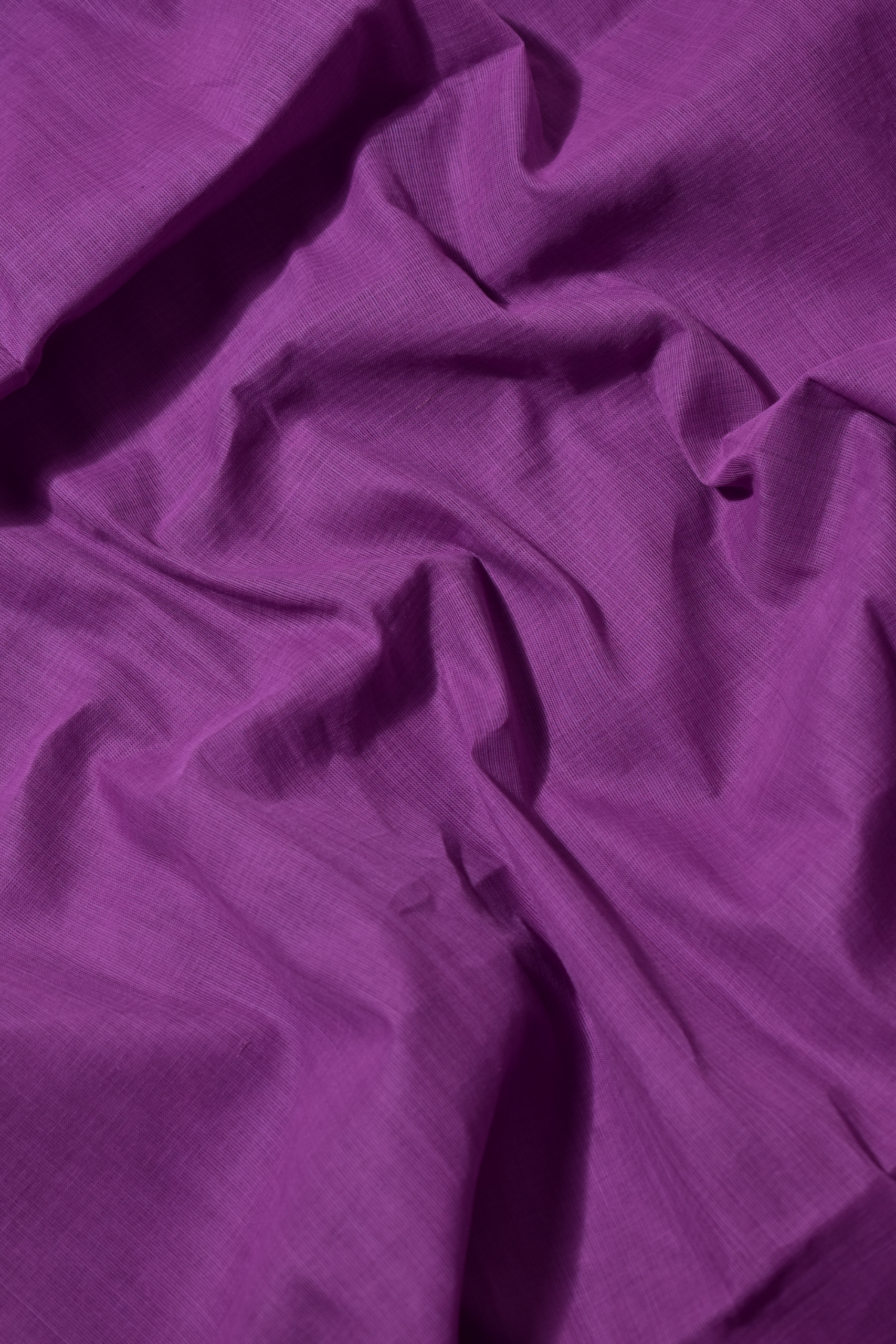 Pure Handloom Mangalgiri Cotton Saree with Contrast Border, Lavendar, SR1038