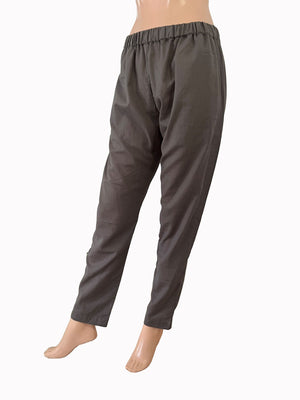 Flex Cotton Pants with Pockets, Fully Elasticated, Grey, PN1109.