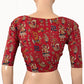 Kalamkari  Cotton  Round neck Blouse,  Pink,  BK1274