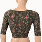 Kalamkari  Cotton  Round neck Blouse,  Green,  BK1276