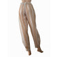 Slub Cotton Pants with Pockets, Fully Elasticated, Beige, PN1100