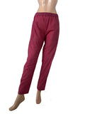 South Cotton Pants with Pockets, Fully Elasticated, Pink , PN1114