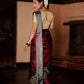 Pure Kanchipuram Soft Silk Saree with Zari Gold & Silver Border & Plain Grey Blouse Piece,   Maroon - Grey,   SK1001