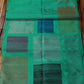 Pure Kanchipuram Soft Silk Saree with Dupion Thread Woven Border & Pallu, Temple Border & Plain Running Blouse Piece, Pista Green,   SK1007