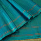 Pure Kanchipuram Soft Silk Saree with Small Golden Butta Dots, Zari Striped Border, Heavy Zari Pallu & Plain  Blouse Piece, Pista Green,   SK1012