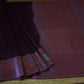 Pure Kanchipuram Soft Silk Saree with Woven Thread Butta, Zari Butterfly Woven Border in Contrast, Heavy Zari Pallu & Plain  Lavendar Blouse Piece, Purple - Lavendar,   SK1013