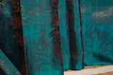 Pure Kanchipuram Soft Silk Saree with All Over Zari Woven Thread Work & Plain Blouse Piece, Teal, SK1016