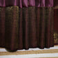 Pure Kanchipuram Soft Silk Saree with Broad Zari Brocade One Side Border, Pure Gold & Silver Zari Butta & Plain Brown Blouse Piece, Lavendar - Brown, SK1019