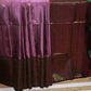 Pure Kanchipuram Soft Silk Saree with Broad Zari Brocade One Side Border, Pure Gold & Silver Zari Butta & Plain Brown Blouse Piece, Lavendar - Brown, SK1019