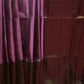 Pure Kanchipuram Soft Silk Saree with Broad Zari Brocade One Side Border, Pure Gold & Silver Zari Butta & Plain Brown Blouse Piece, Lavendar - Brown, SK1019