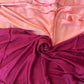Peach & Maroon Shaded Modal Silk Saree with Blouse Piece, SS1024