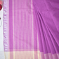 Pure Handloom Mangalgiri Cotton Saree with Contrast Border,  Pink,  SR1038