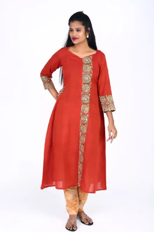 Jute cotton kurtis sale