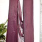 Handloom Mulmul Cotton Saree with Woven Zari Stripes & Tassles, Coffee Brown, SR1017