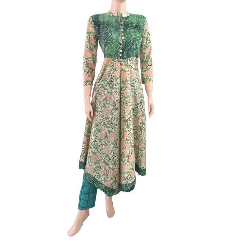 Anarkali Readymade Jaipur Printed Cotton Kurtis Onlineade Online Purchase