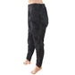 Printed Cotton Pants with Pockets, Purple - Grey, PN1028