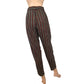 Dhabu Cotton Full Elasticated Pants with Pockets, Striped, Multicolor, PN1053