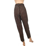 Dhabu Cotton Full Elasticated Pants with Pockets, Striped, Multicolor, PN1053