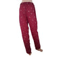 Bandhani Cotton Pants with Pockets, Fully Elasticated, Mauve, PN1081