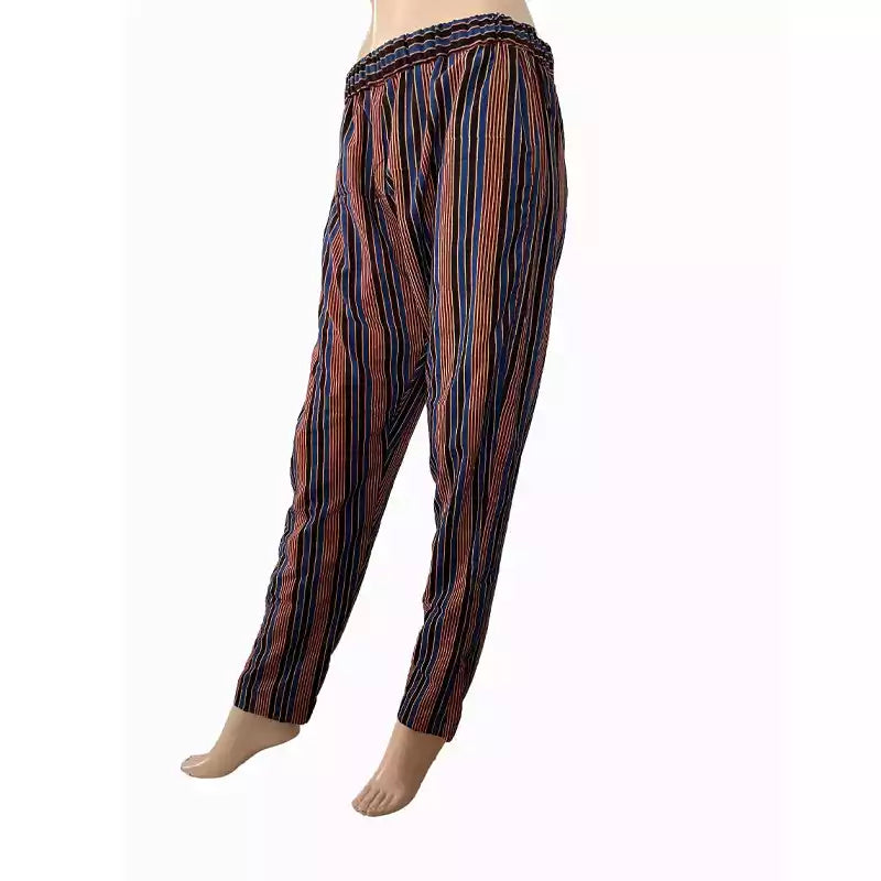 Buy Black Cotton Solid Women Regular Wear Stripe Pant for Best Price  Reviews Free Shipping