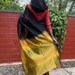 Mangalgiri Handwoven Silk Cotton Saree With Ikat Pallu, Black, SS1014