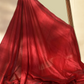 Crimson Maroon Cotton Saree in Mangalgiri Handwoven Silk, SS1006