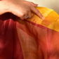 Poppy Maroon with Ikkat Pallu Cotton Saree in Mangalgiri Handwoven Silk, SS1025