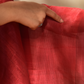 Crimson Maroon Cotton Saree in Mangalgiri Handwoven Silk, SS1006